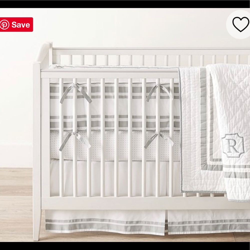 Pottery Barn Kids Harper Crib Skirt